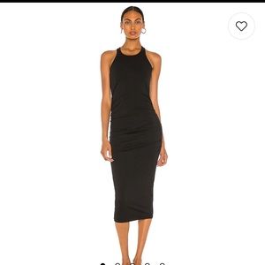 Michael Stars Racerback Midi Dress in Black